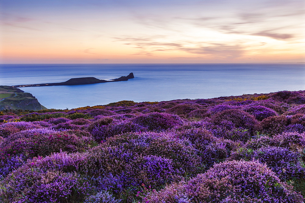 Rhossili Bay, Worms End, Gower Peninsula, Wales, United Kingdom, Europe