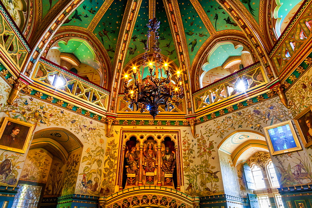 Castell Coch (Castle Coch) (The Red Castle), Tongwynlais, Cardiff, Wales, United Kingdom, Europe