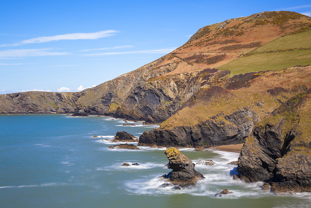 Llangrannog Beach, Ceridigion (Cardigan), West Wales, Wales, United Kingdom, Europe