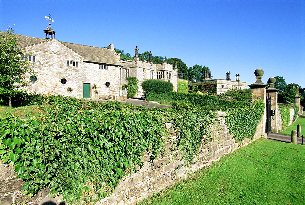 Tissington Hall, Tissington, Peak District National Park, Derbyshire, England, United Kingdom, Europe