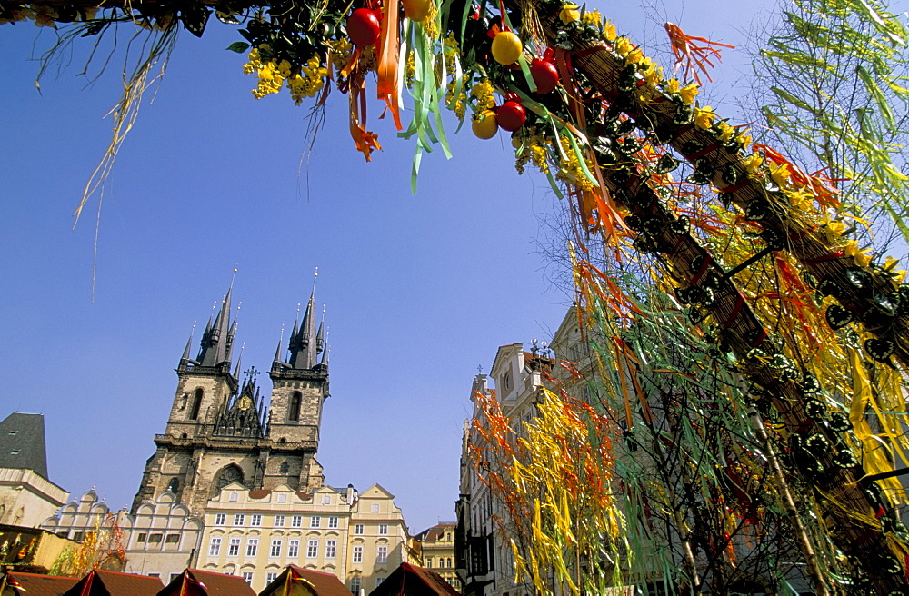 Church of Our Lady before Tyn, Old Town Square, Prague, Czech Republic, Europe