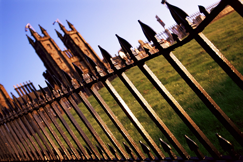 Railings, Scottish Parliament Building, Edinburgh, Scotland, United Kingdom, Europe