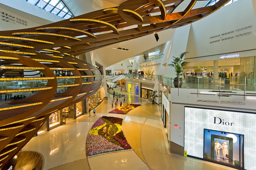 Interior of the Crystals Shopping Mall at the CityCenter complex, Las Vegas Boulevard, The Strip, Las Vegas, Nevada, United States of America, North America