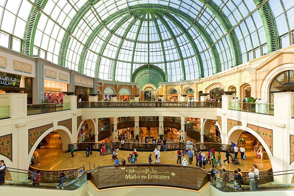 Mall of the Emirates interior, Dubai, United Arab Emirates, Middle East