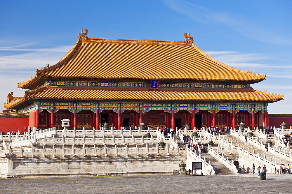 Hall of Supreme Harmony, Outer Court, Forbidden City, Beijing, China, Asia