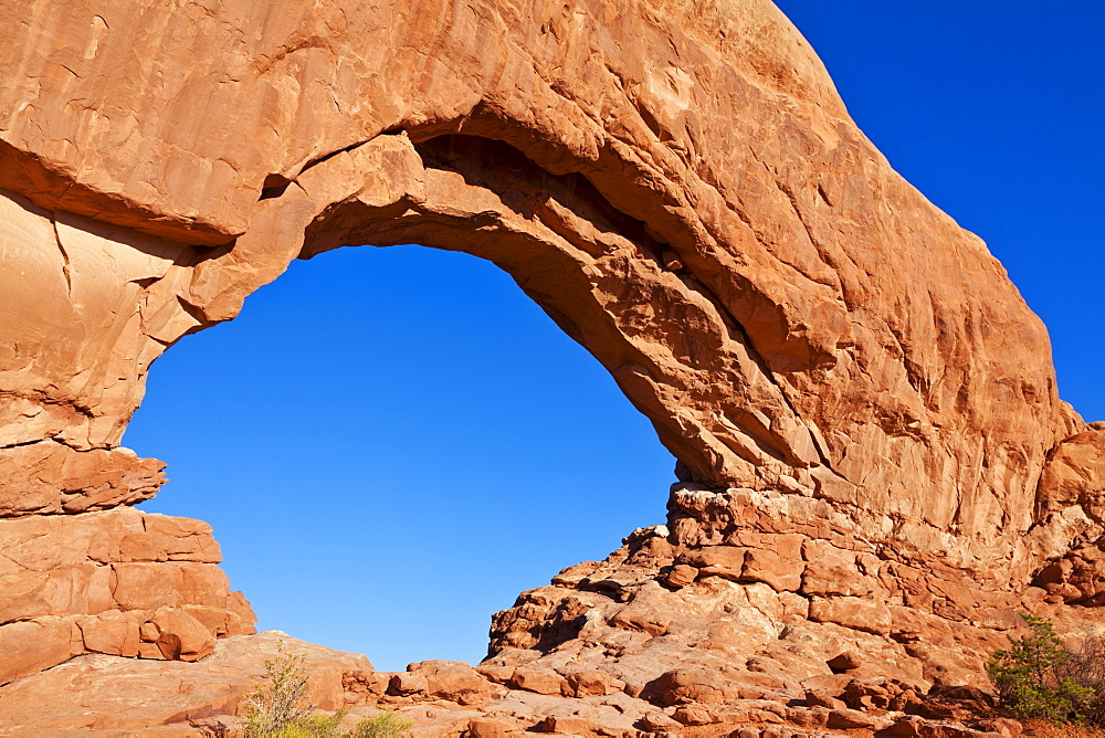 North Window Arch, Arches National Park, near Moab, Utah, United States of America, North America 