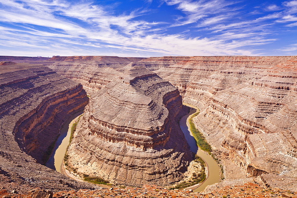 San Juan River, Goosenecks State Park, Utah, United States of America, North America 