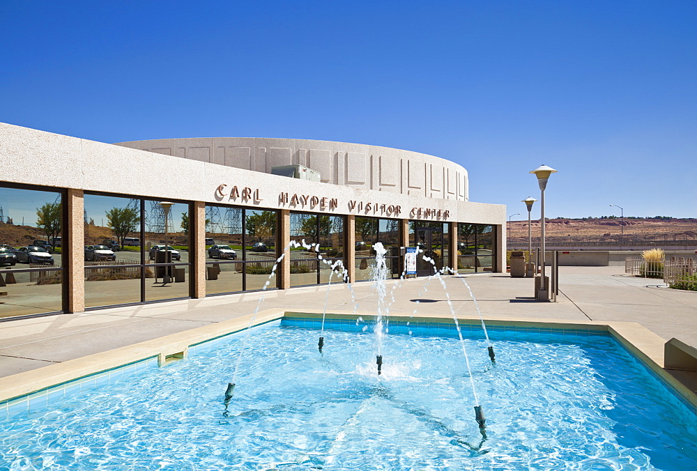 Carl Hayden Visitor Centre at Glen Canyon Dam, near Page, Arizona, United States of America, North America