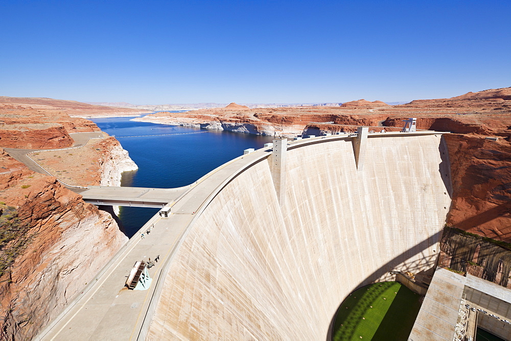 Glen Canyon Dam, Lake Powell, Page, Arizona, United States of America, North America 