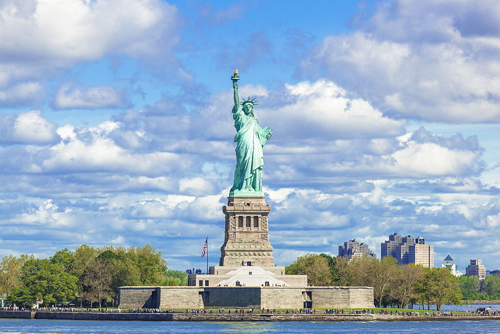 The Statue of Liberty, Liberty Island, built by Gustave Eiffel, New York City, United States of America, North America