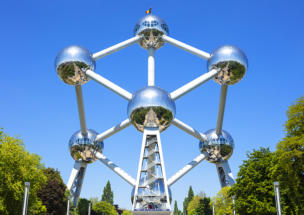 Brussels Atomium, Square de l'Atomium, Boulevard de Centaire, Brussels, Belgium, Europe