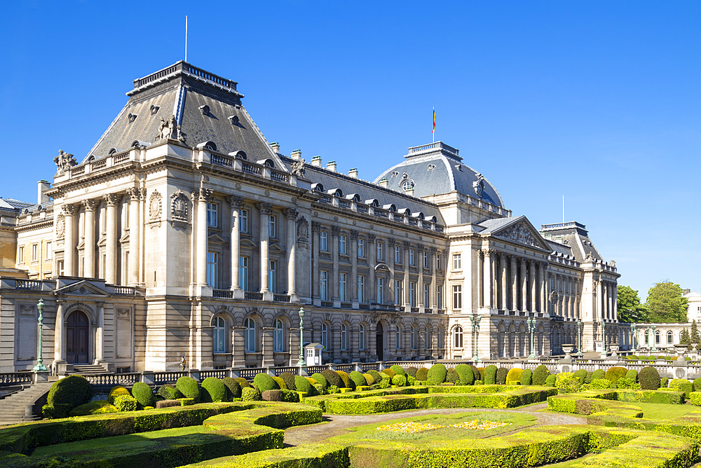 Palais Royale (Brussels Royal Palace), Place des Palais, Rue Brederode, Brussels, Belgium, Europe