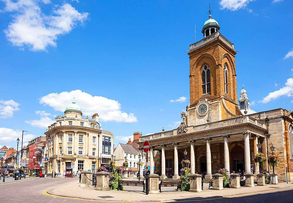 Parish Church of All Saints, George Row and Drapers Row, town centre, Northampton, Northamptonshire, England, United Kingdom, Europe