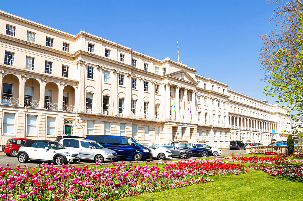 Cheltenham Borough Council Municipal Offices on The Promenade, Cheltenham Spa, Gloucestershire, England, United Kingdom, Europe