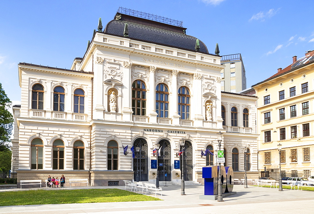 The National Gallery, National Art Gallery (Narodna Galerija), Ljubljana, Slovenia, Europe