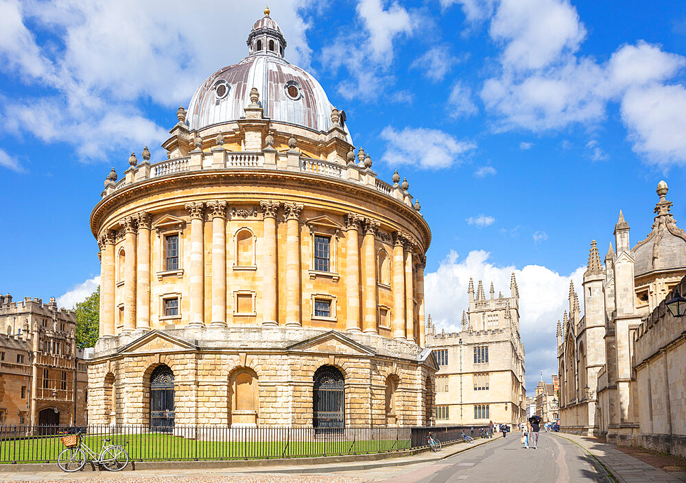 Oxford University Radcliffe Camera, Radcliffe Square, Catte Street, Oxford, Oxfordshire, England, United Kingdom, Europe