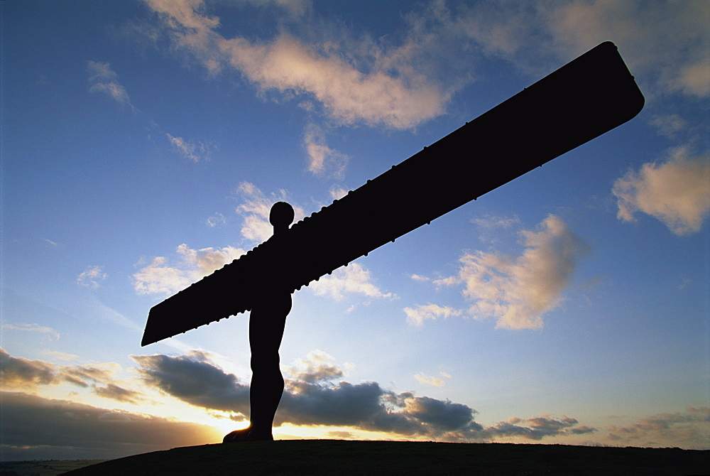 Angel of the North statue, Newcastle upon Tyne, Tyne and Wear, England, United Kingdom, Europe