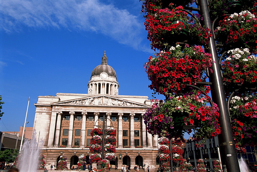 Council House, Market Square, Nottingham, Nottinghamshire, England, United Kingdom, Europe