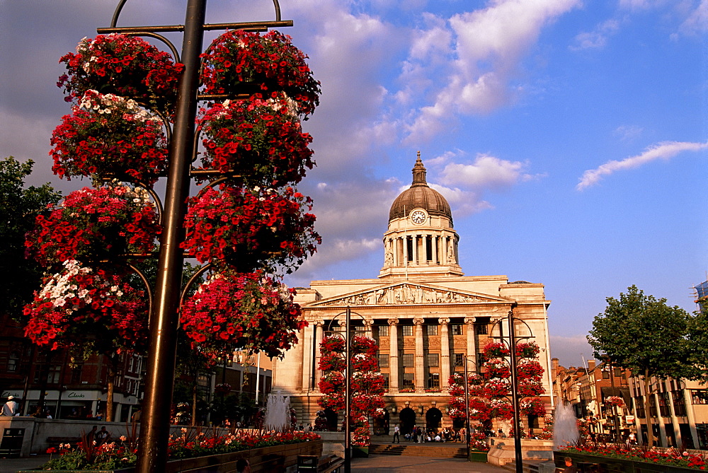 Council House, Market Square, Nottingham, Nottinghamshire, England, United Kingdom, Europe