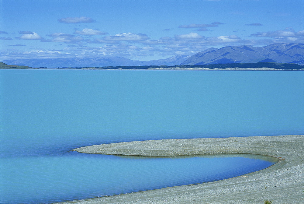 Lake Pukaki, Mount Cook National Park, UNESCO World Heritage Site, South Island, New Zealand, Pacific