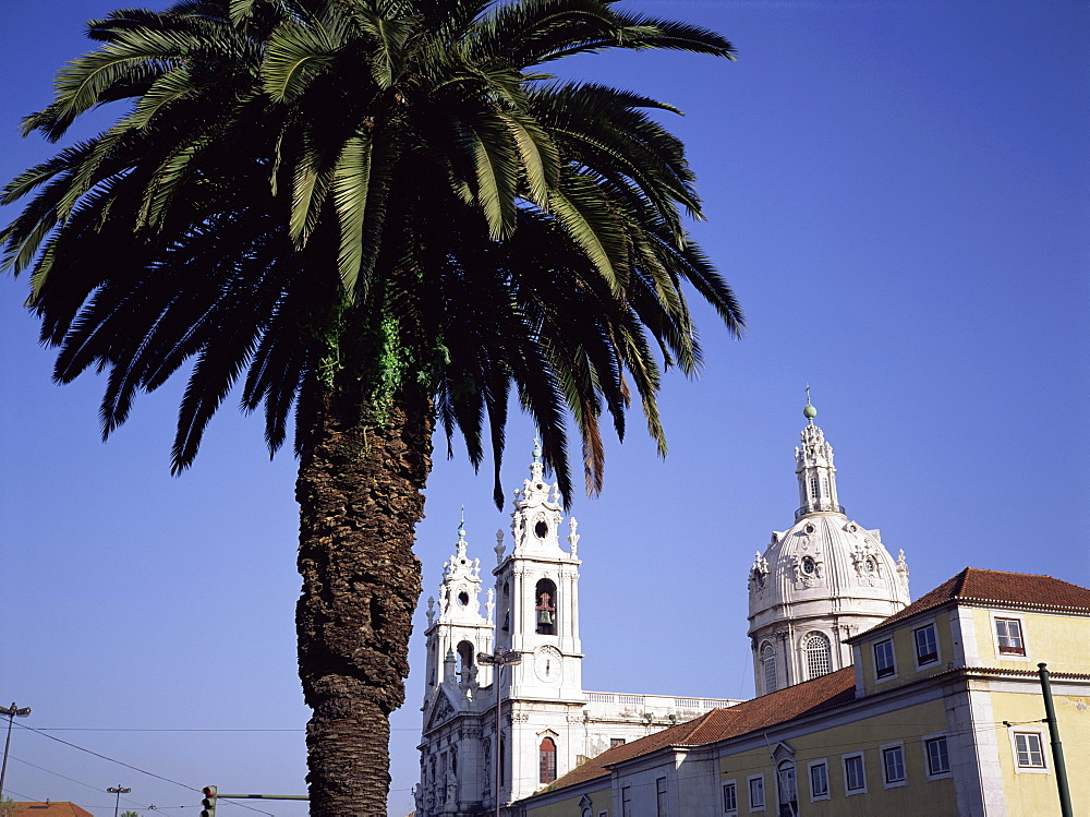 Christian basilica, Estrela, Lisbon, Portugal, Europe