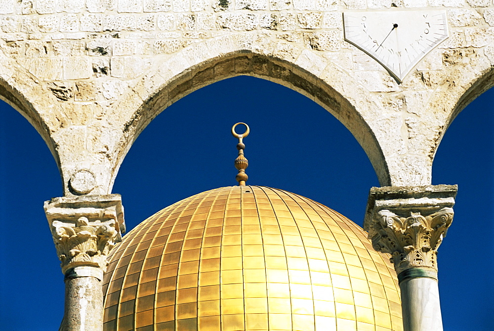 Dome of the Rock, Mosque of Omar, Temple Mount, Jerusalem, Israel, Middle East