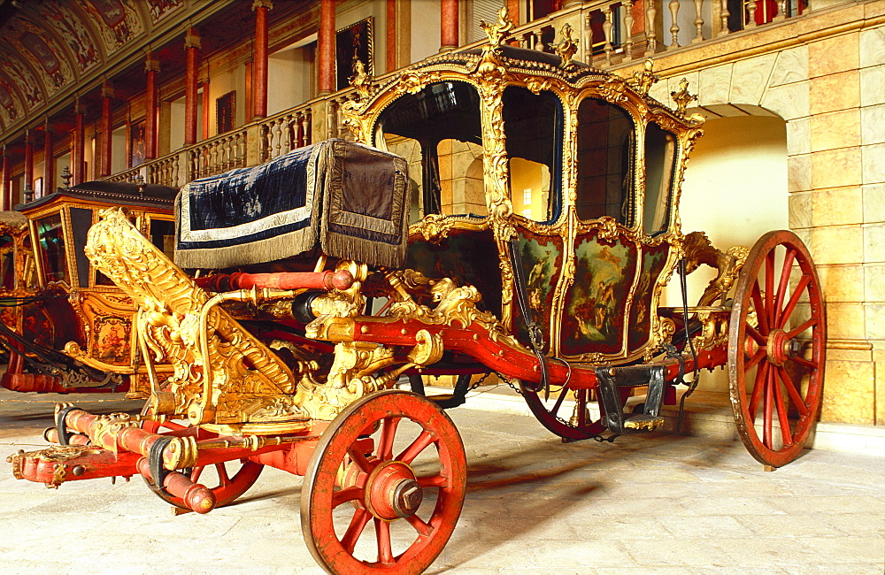 Exhibit in the Coach Museum, Belem
