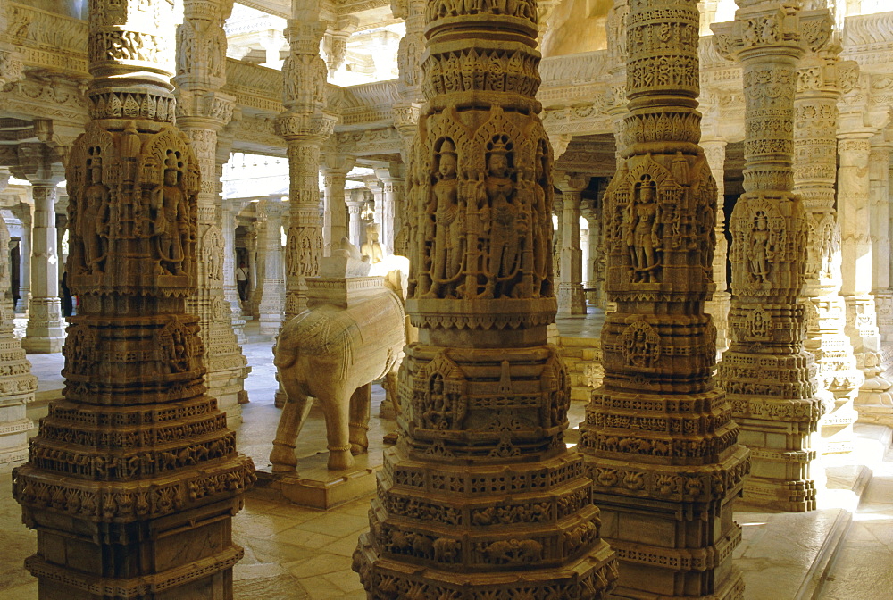 Jain temple of Adinatha, Ranakpur, Rajasthan, India, Asia