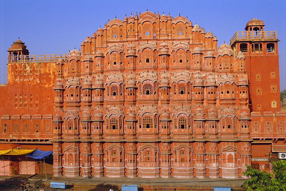 The Palace of the Winds, Hawa Mahal, Jaipur, Rajasthan, India, Asia