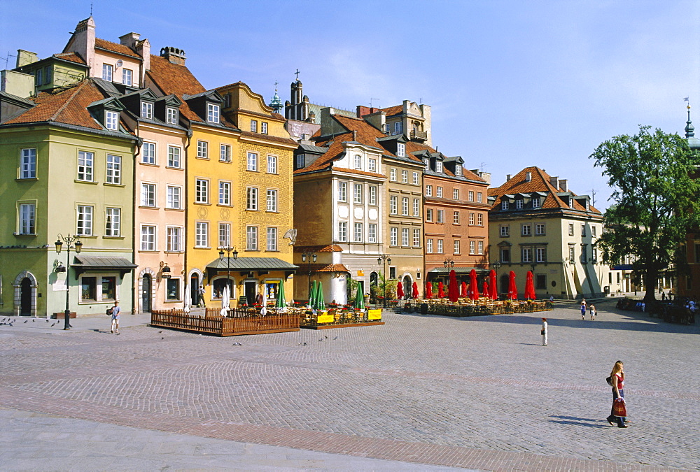 Zamkowy Square, old town, Varsovie. Poland