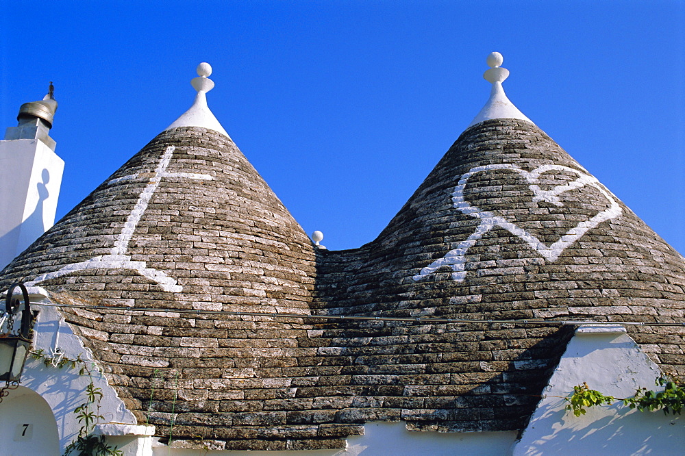 Alberobello, typical houses, Apulia (Puglia), Italy