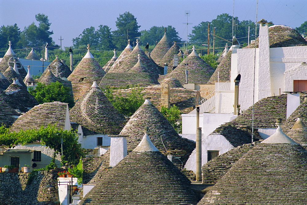 Alberobello, typical houses, Apulia (Puglia), Italy