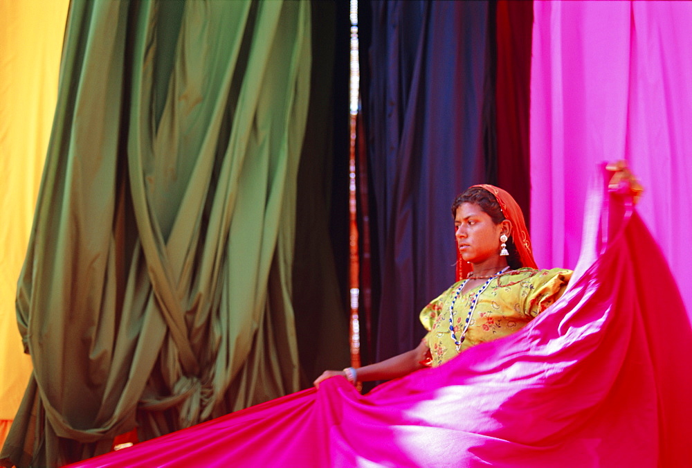 Sari garment factory, Rajasthan, India