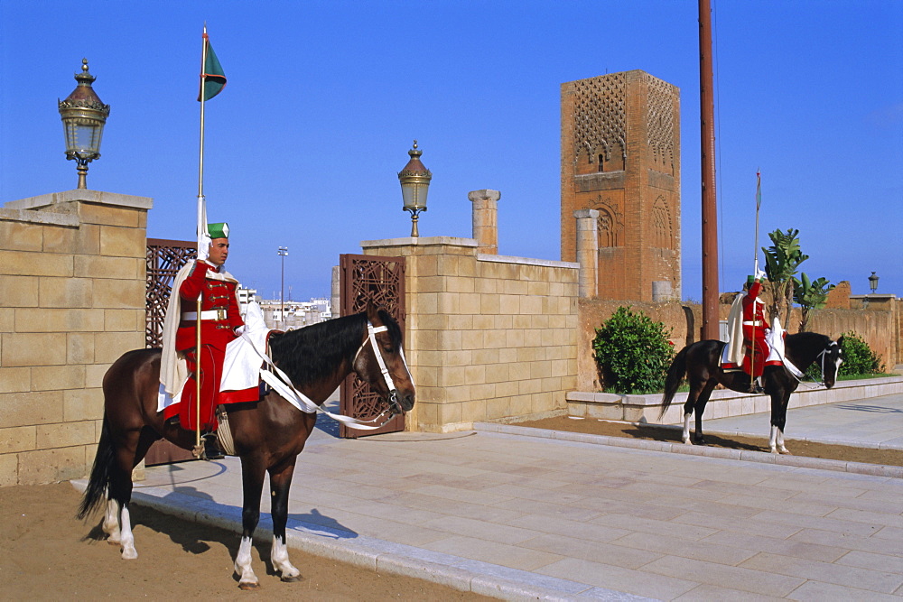 Hassan Mosque and Tower, Rabat, Morocco, North Africa