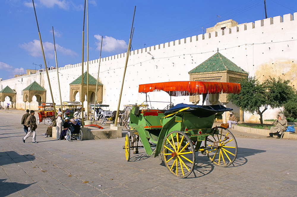 Place El Hedim, Meknes, Morocco, North Africa, Africa