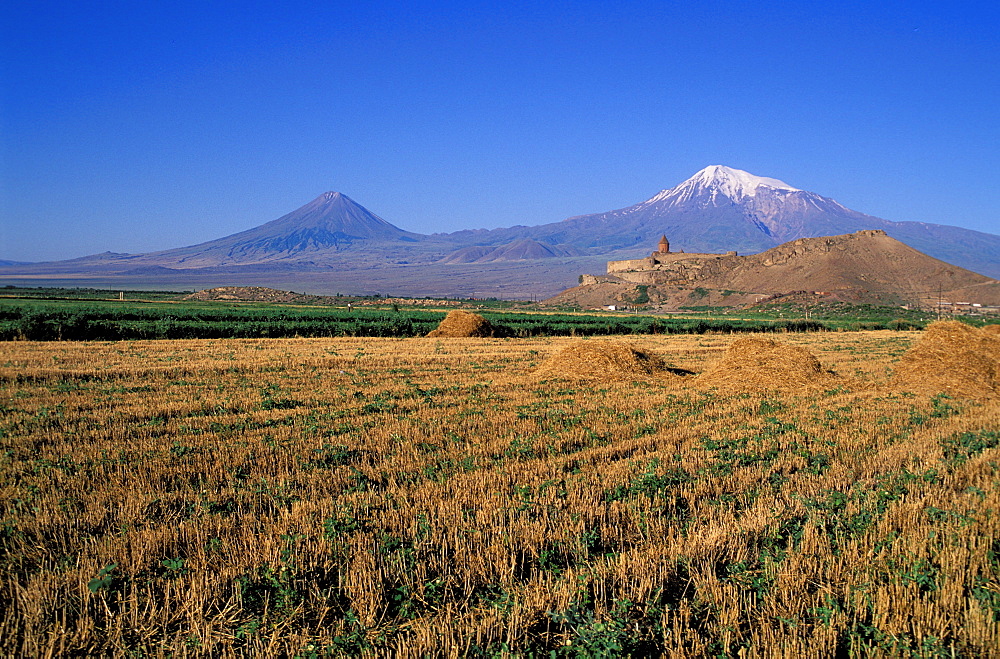 Mount Ararat, Khorvirap monastery, Armenia, Asia