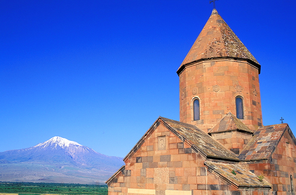 Mount Ararat, Khorvirap monastery, Armenia, Asia