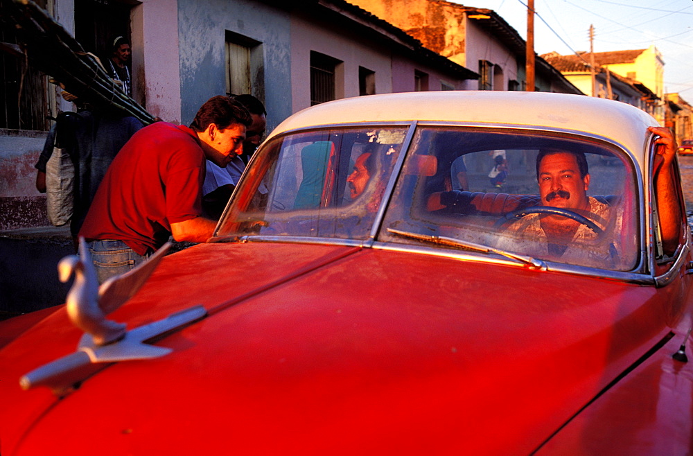 American car, UNESCO World heritage site, Trinidad, Region of Sancti Spiritus, Cuba, Central America