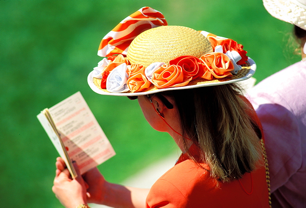 Hat, Horse race, Royal Ascot, Ascot, England, UK, Europe