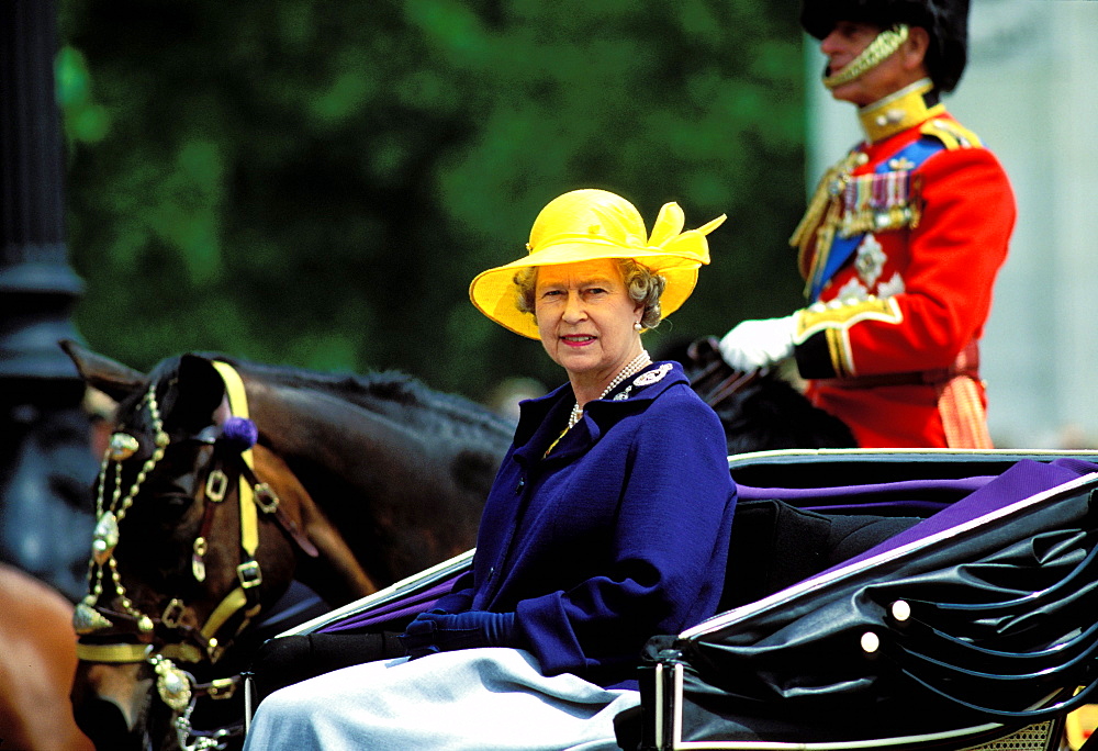 Queen Elizabeth, Horse race, Royal Ascot, Ascot, England, UK, Europe