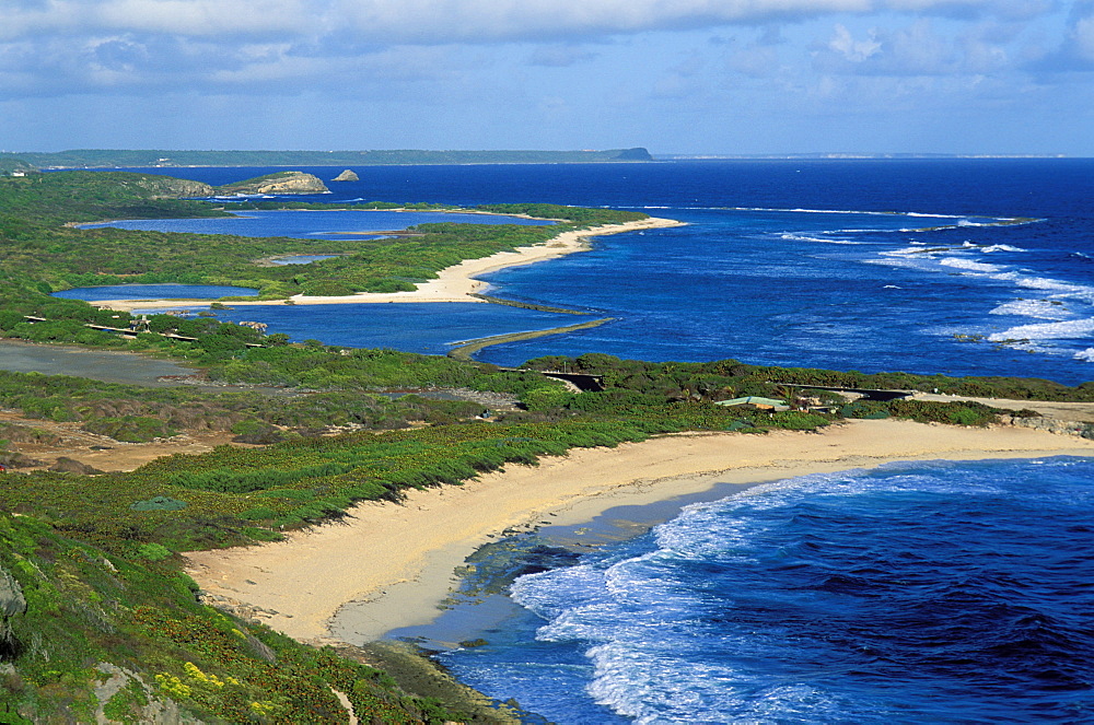Pointe des Chateaux beach, Grande Terre, Guadeloupe, Caribbean, Central America