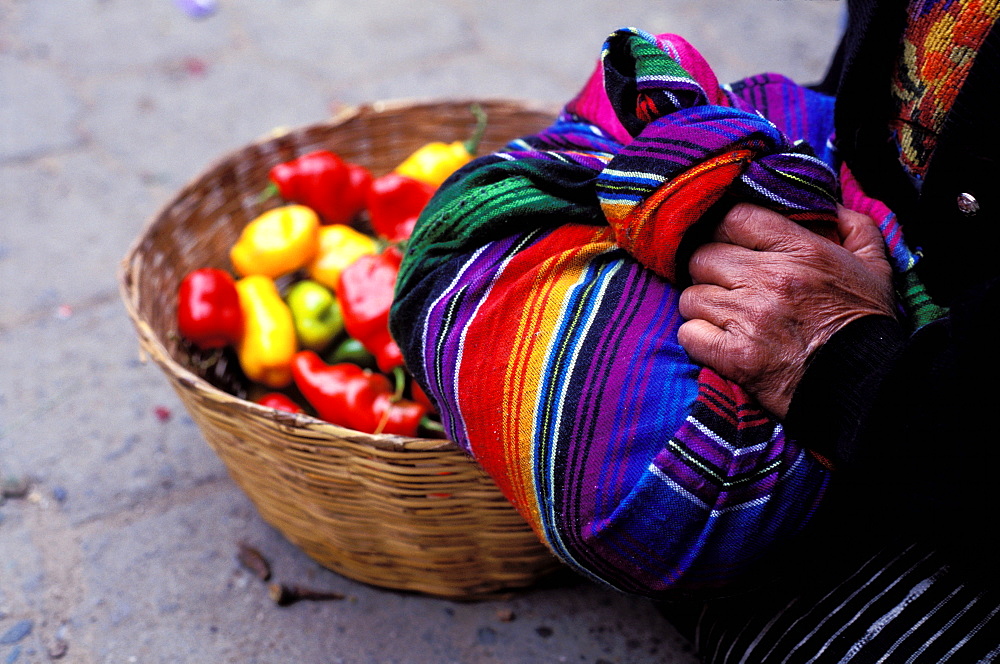 Sunday market, Chichicastenango, Guatemala, Central America