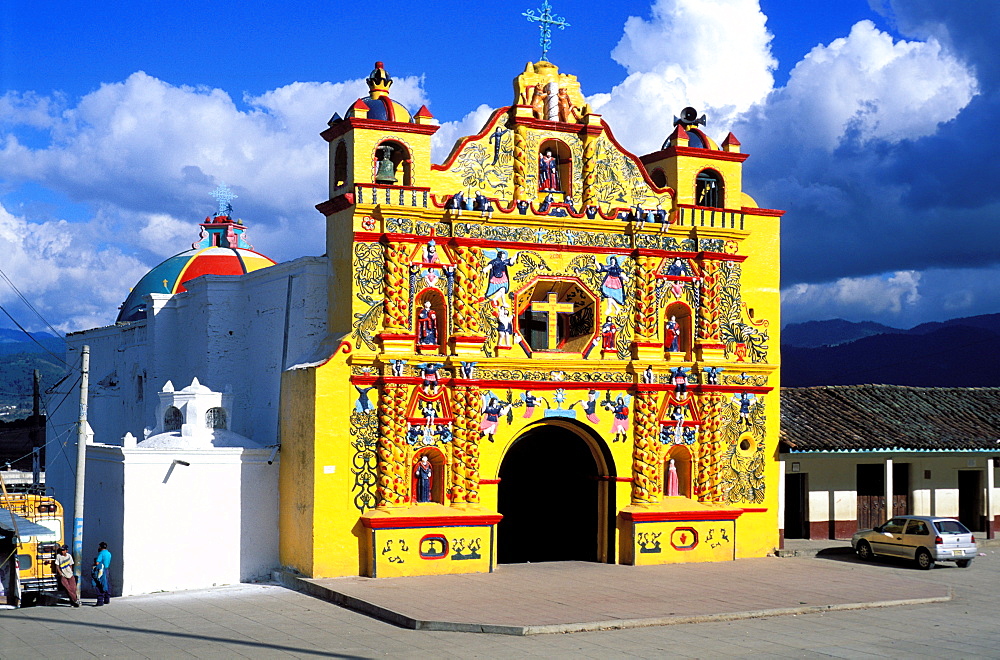 San Andres Xecul church, Guatemala, Central America