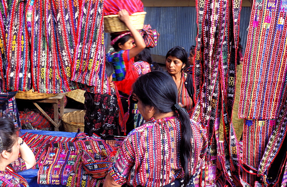 Weekly market of Solola, Guatemala, Central America