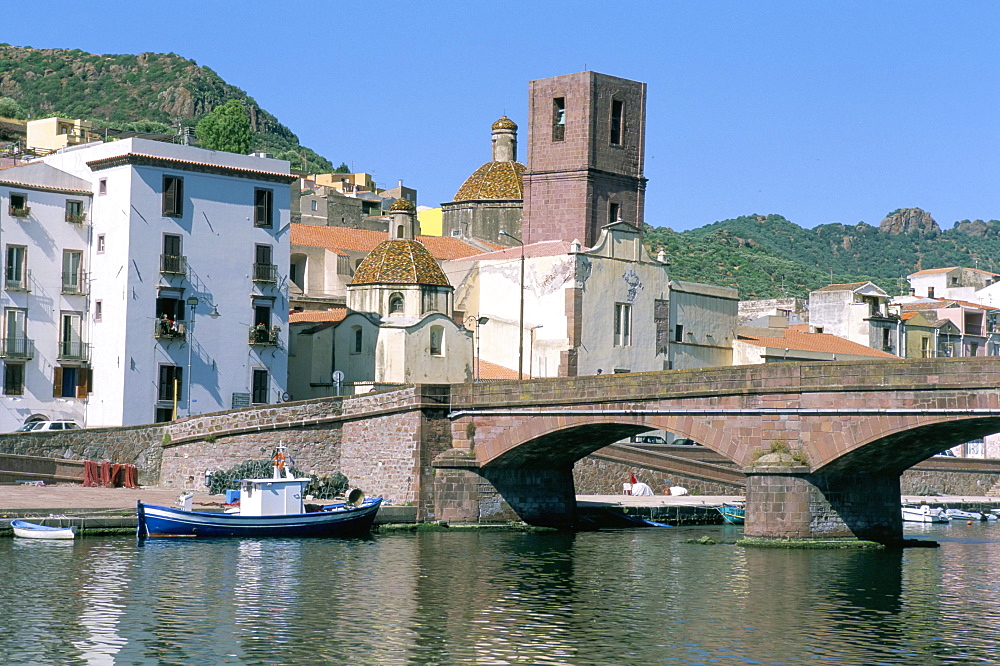 Bosa, Sassari province, island of Sardinia, Italy, Mediterranean, Europe