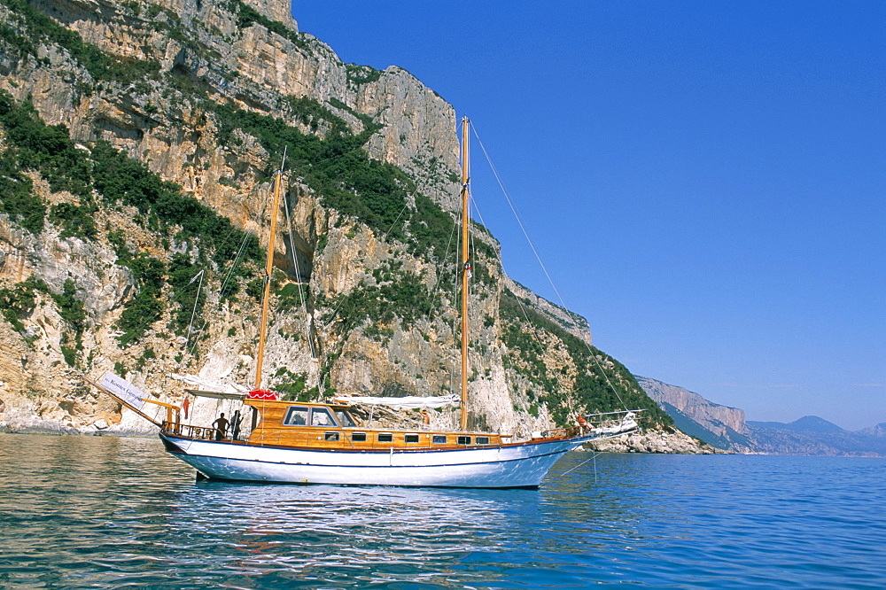 Cala Gonone, Golfe di Orosei (Orosei gulf), island of Sardinia, Italy, Mediterranean, Europe