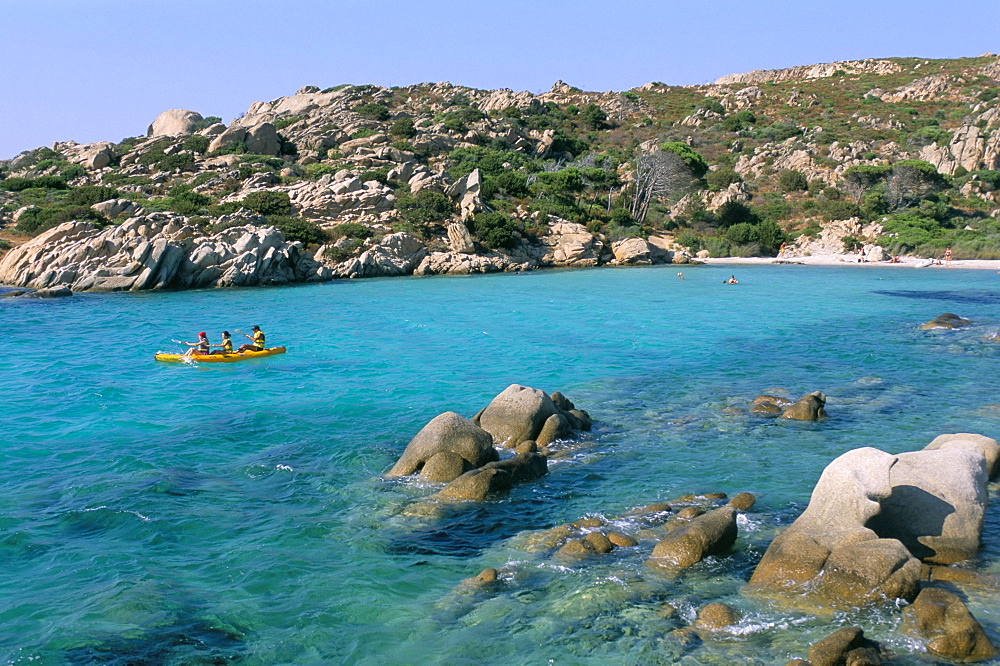 Cala Serena, Caprera island, Maddalena archipelago, island of Sardinia, Italy, Mediterranean, Europe