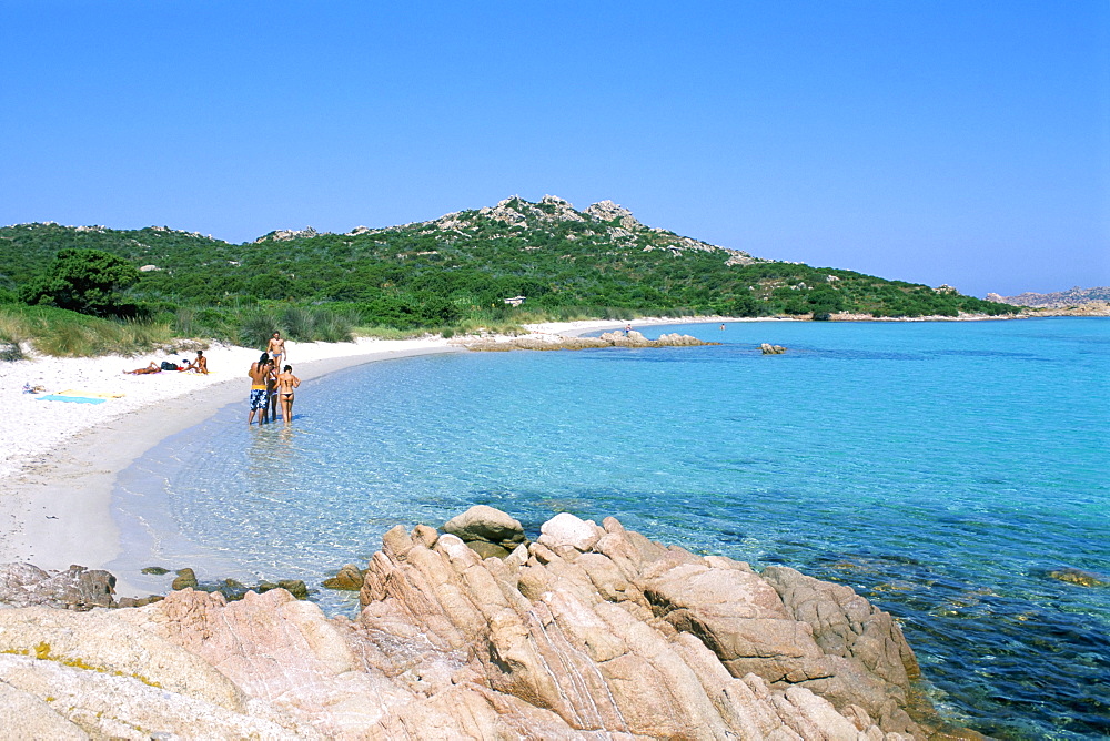 Cala dei Cavaliere, Budelli island, Maddalena archipelago, island of Sardinia, Italy, Mediterranean, Europe