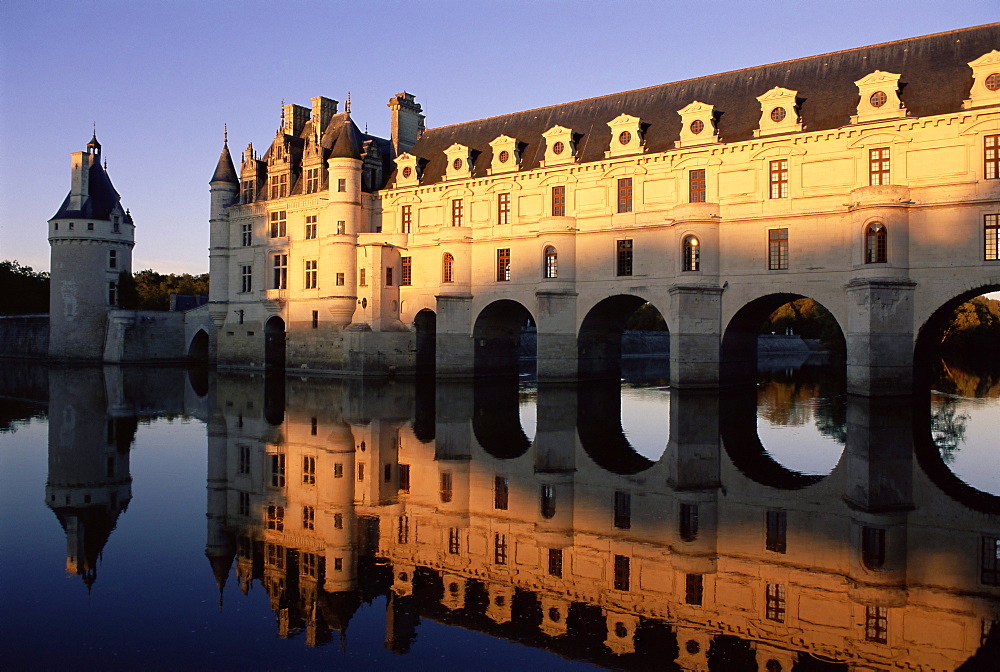 Chateau of Chenonceau, Indre et Loire, Pays de Loire, Loire Valley, France, Europe