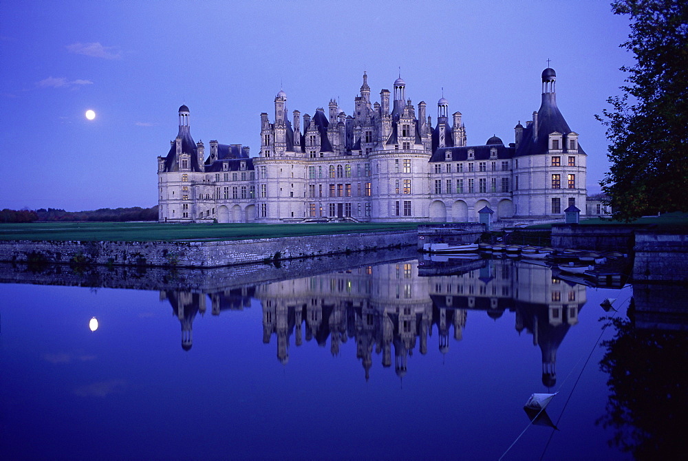 Chateau of Chambord, UNESCO World Heritage Site, Loir et Cher, Region de la Loire, Loire Valley, France, Europe